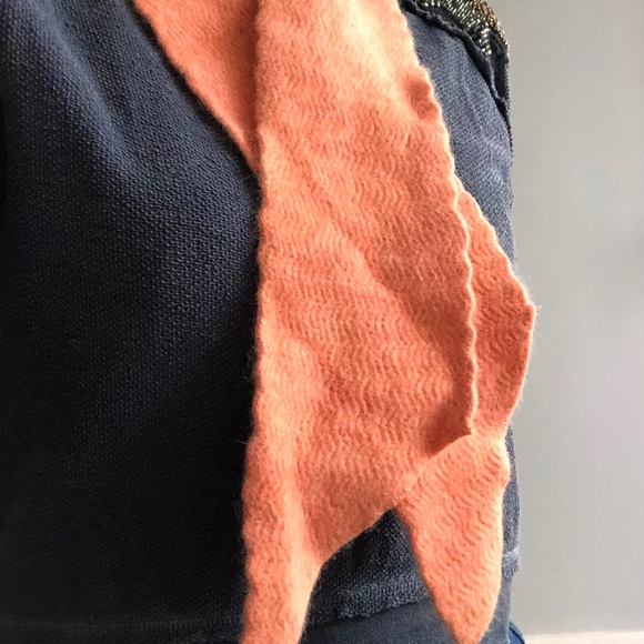 BR wool scarf orange - Picture 4 of 5